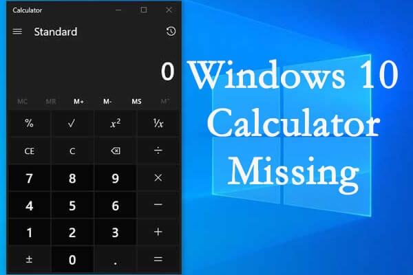 Illustration montrant la réinstallation de l'application Calculatrice depuis le Microsoft Store