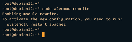 Включение mod_rewrite