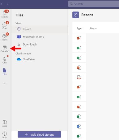 Иконка календаря Microsoft Teams
