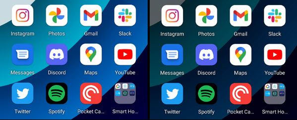 Сравнение обычного режима и режима сна.