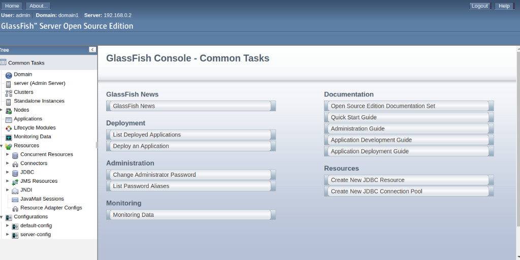 GlassFish на Debian 10 с Nginx