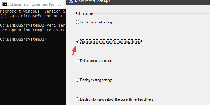 Создать нестандартные настройки