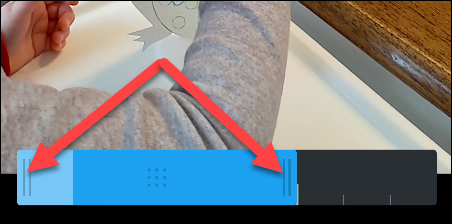 Инструменты обрезки видео при создании Fleet