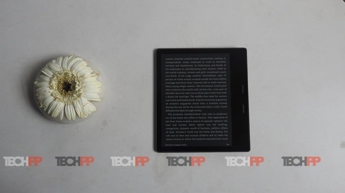 Пример страницы Kindle в инверсии: белый текст на чёрном фоне