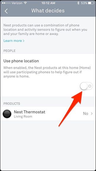Подтвердите разрешение на доступ к местоположению