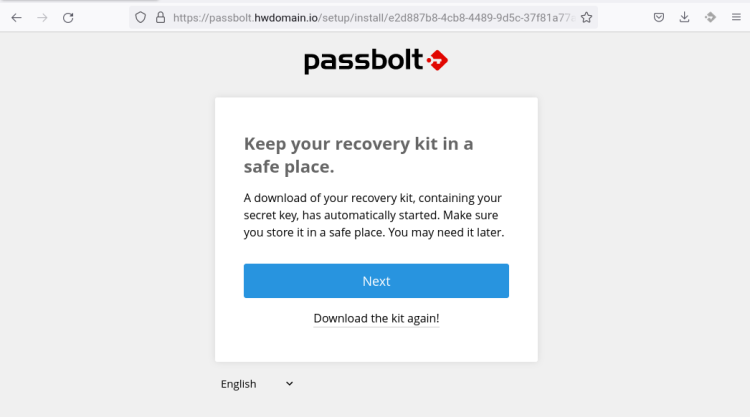 Скачивание recovery kit