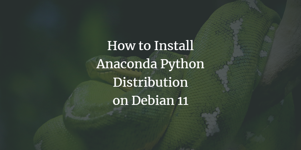 Установка Anaconda на Debian 11