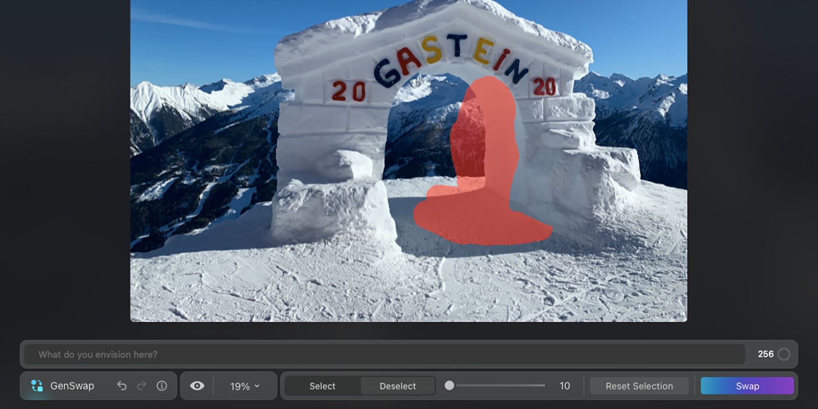Тонкая правка маски в GenSwap