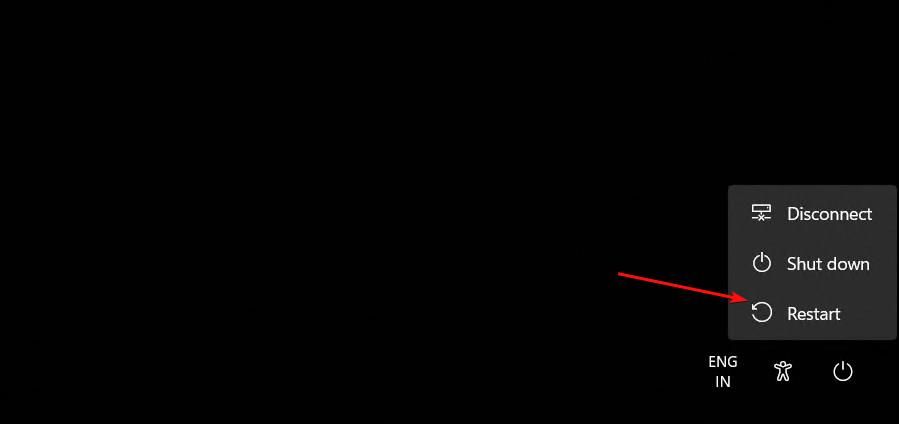 Windows 11 Sign In Screen Shutdown Options