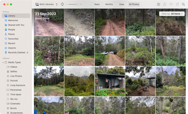 Shared Library in macOS Photos app