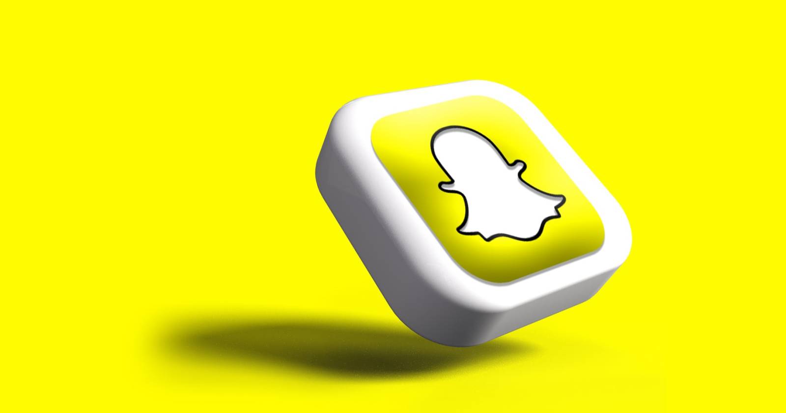 3D-иконка приложения Snapchat 