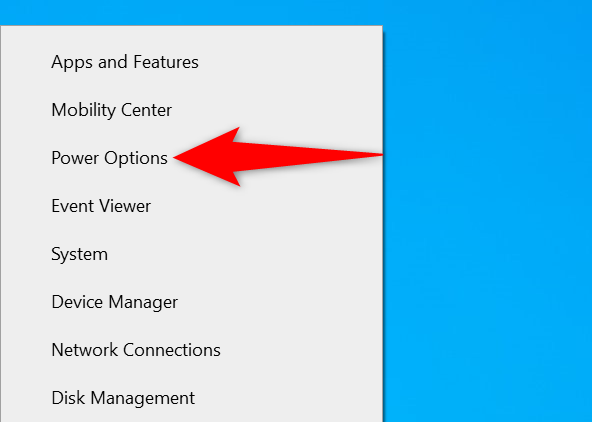 Выберите 'Параметры' в меню.