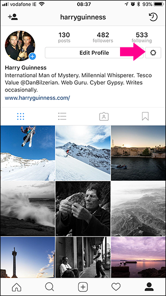 Как отключить уведомления Instagram