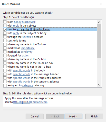Forward all emails to address
