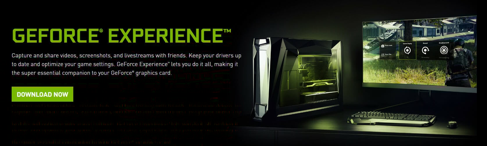 Установка GeForce Experience