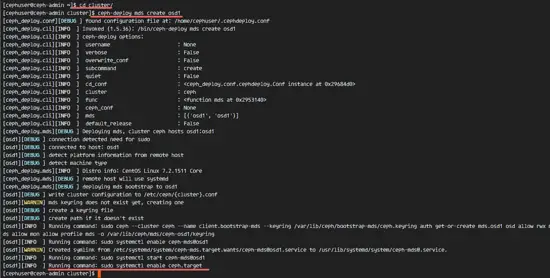 Схема монтирования CephFS и роли компонентов