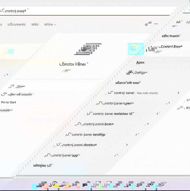Panel de control en Windows para activar descubrimiento de red