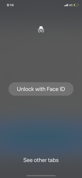 Chrome запросит Face ID для открытия инкогнито вкладок