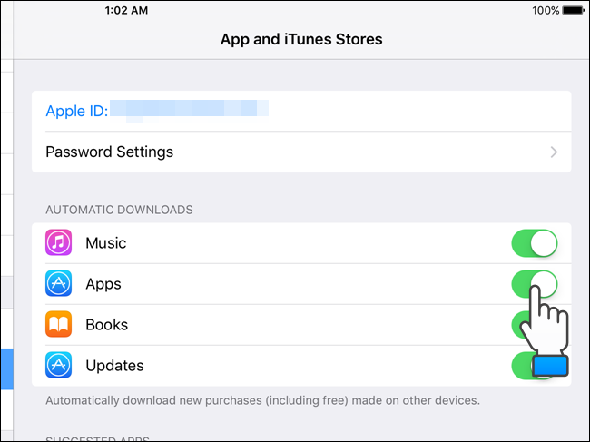 Отключение автоматического скачивания приложений на устройстве