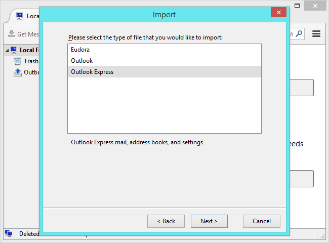 Importer vos e‑mails POP3 vers IMAP