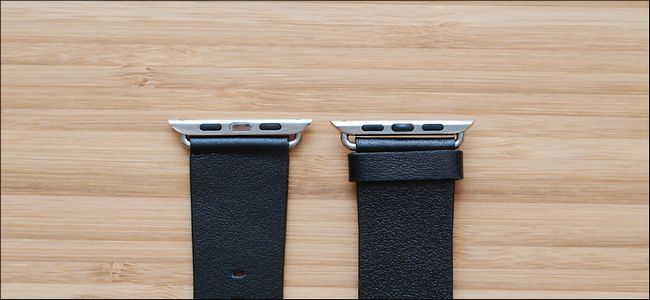 Нержавеющий адаптер с ремешком, показывающий L-образные детали вместо шпенька