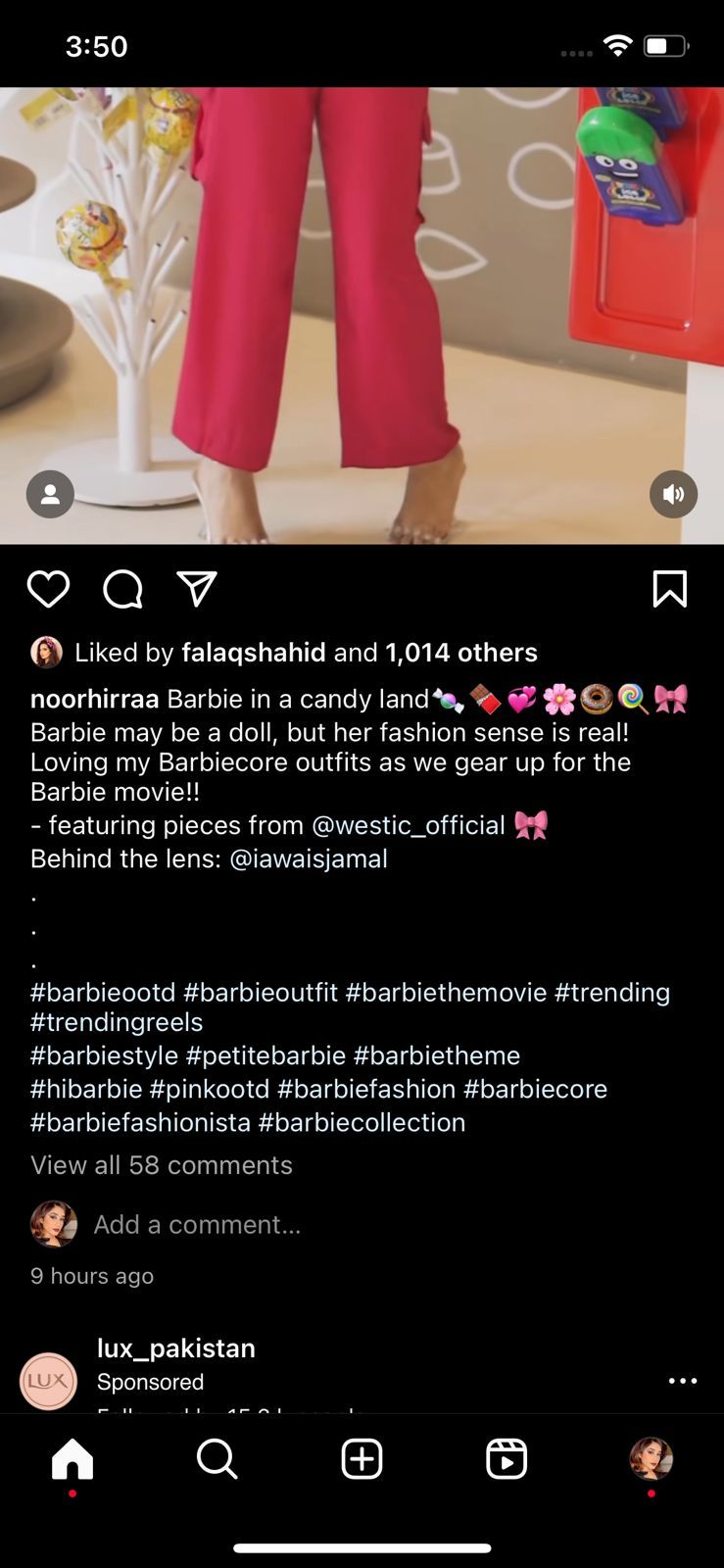 Теги в описании на Instagram