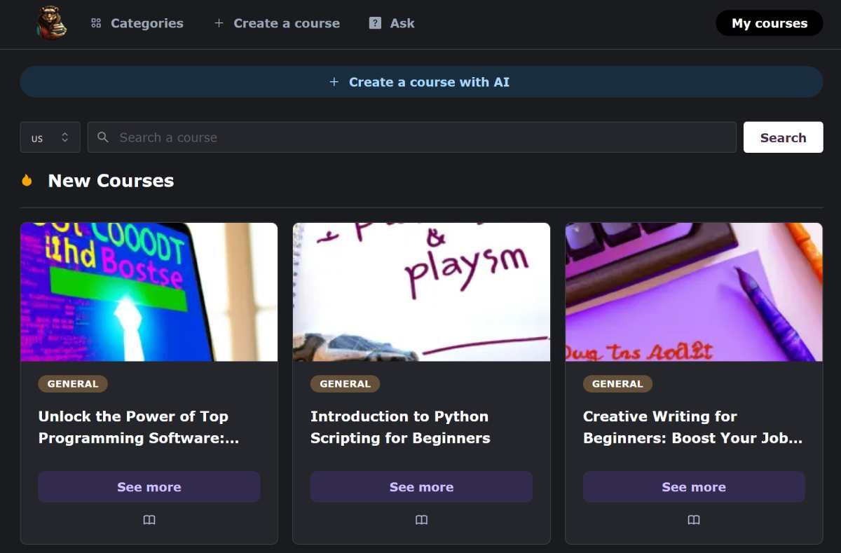 StudyRaid looks and feels like a traditional online course, complete with summarization of key points, quizzes, and tests