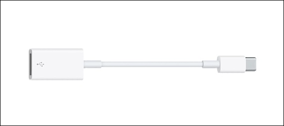 Компактный адаптер USB‑A к USB‑C для подключения старых устройств