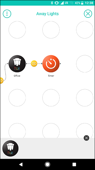 Связь лампы и таймера