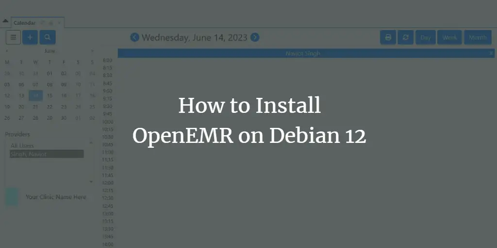 Установка OpenEMR на Debian 12