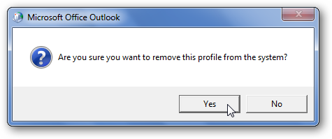 Подтверждение удаления профиля