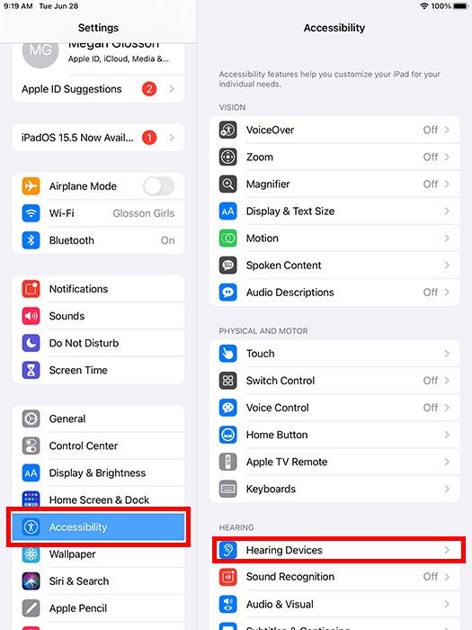 Экран устройств слуха