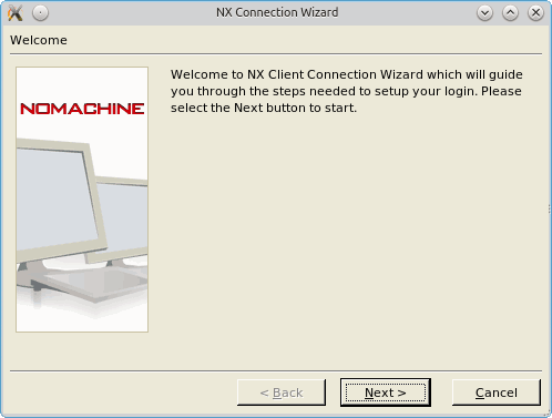 Мастер создания подключения в NoMachine