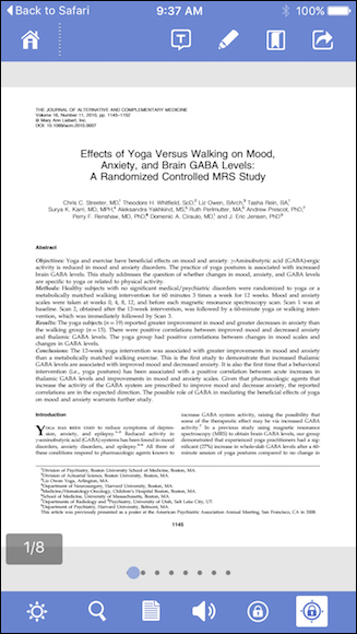 Главный экран Foxit Reader на iPad