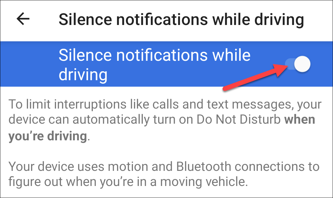 Включите режим тишины при вождении.