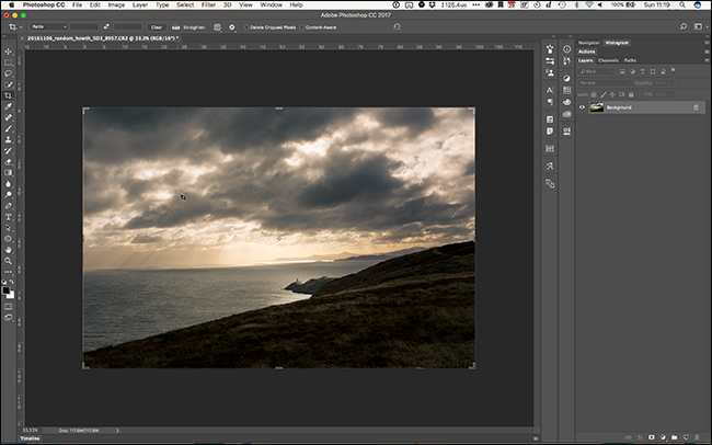 Пунктирная рамка обрезки