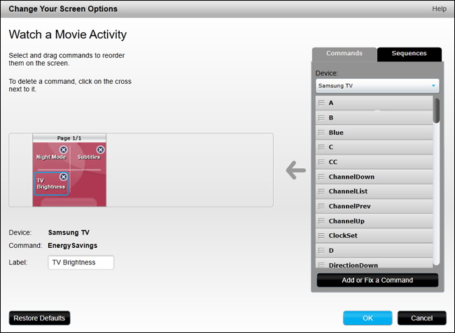 Готовый набор экранных кнопок активности