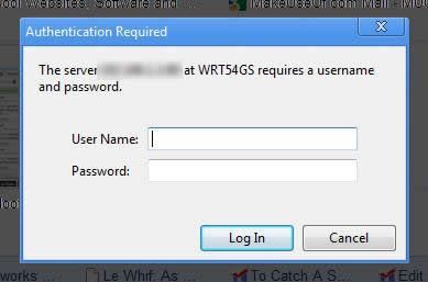 Страница входа в web‑интерфейс роутера с полями логина и пароля