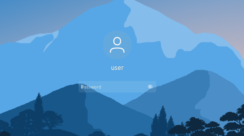 Экран блокировки без эффекта размытия