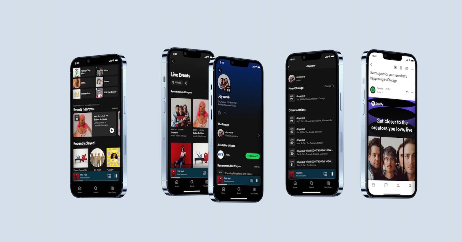 Spotify Live Events Feature