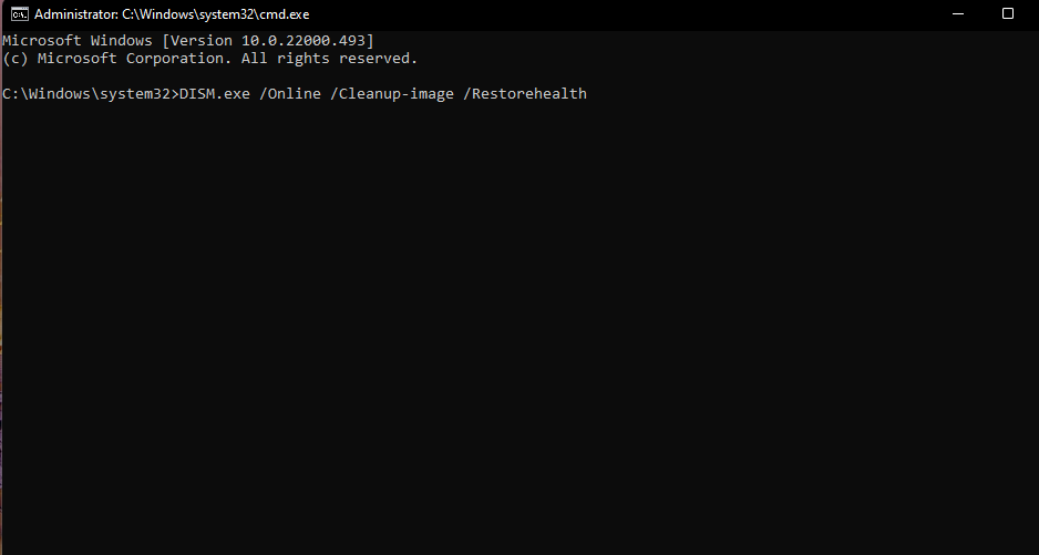 Команда DISM.exe для восстановления образа