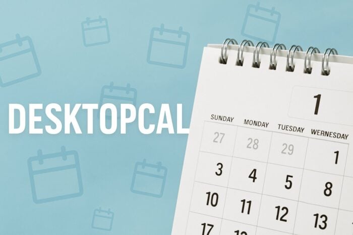 Установка DesktopCal на Windows