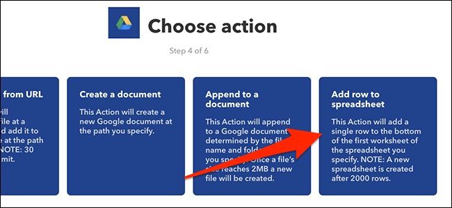 Выбор действия