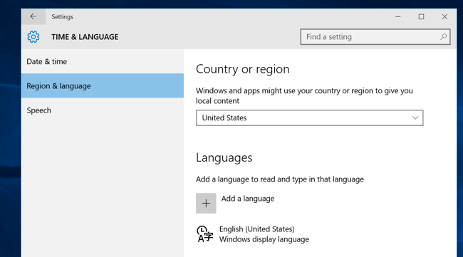 Настройка региона в Windows 10 — выбор страны для работы Cortana