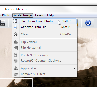 Пример итоговой обложки с вырезанным элементом