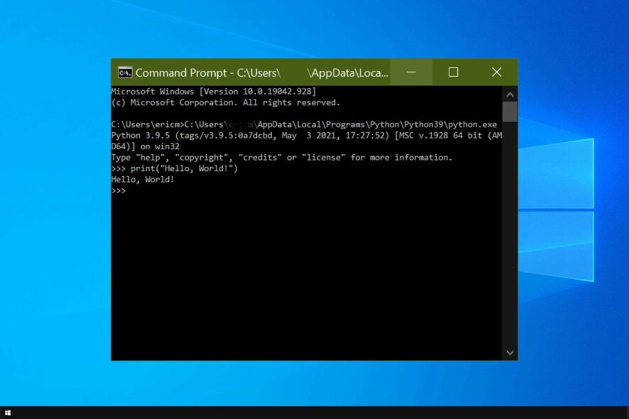 Ошибка system cannot find python.exe — как исправить