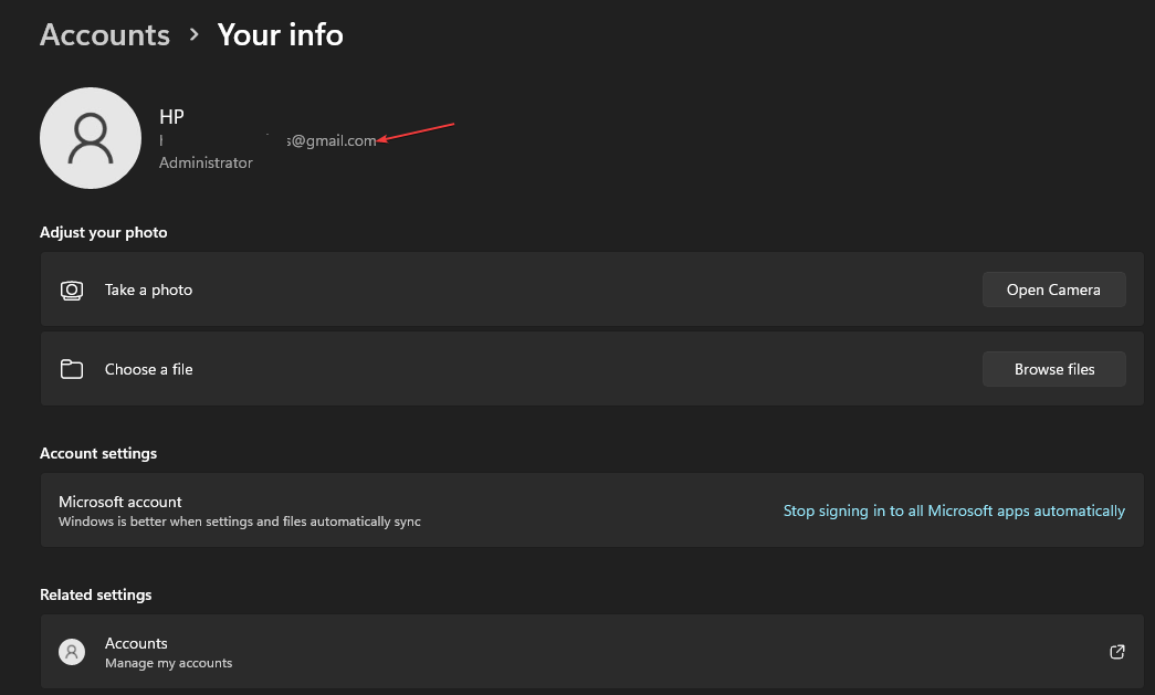 Проверка наличия адреса электронной почты как индикатора учётной записи Microsoft
