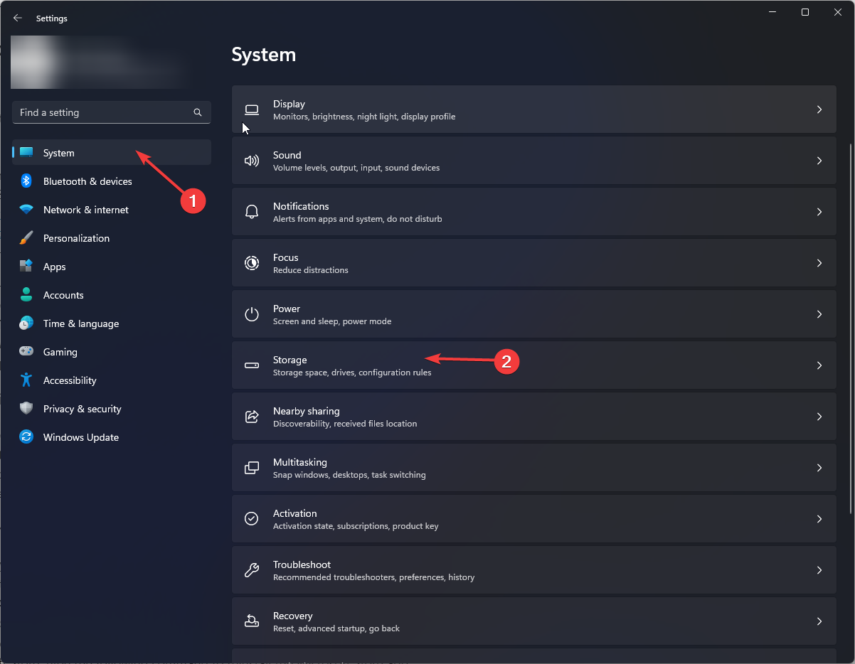 Система — хранилище