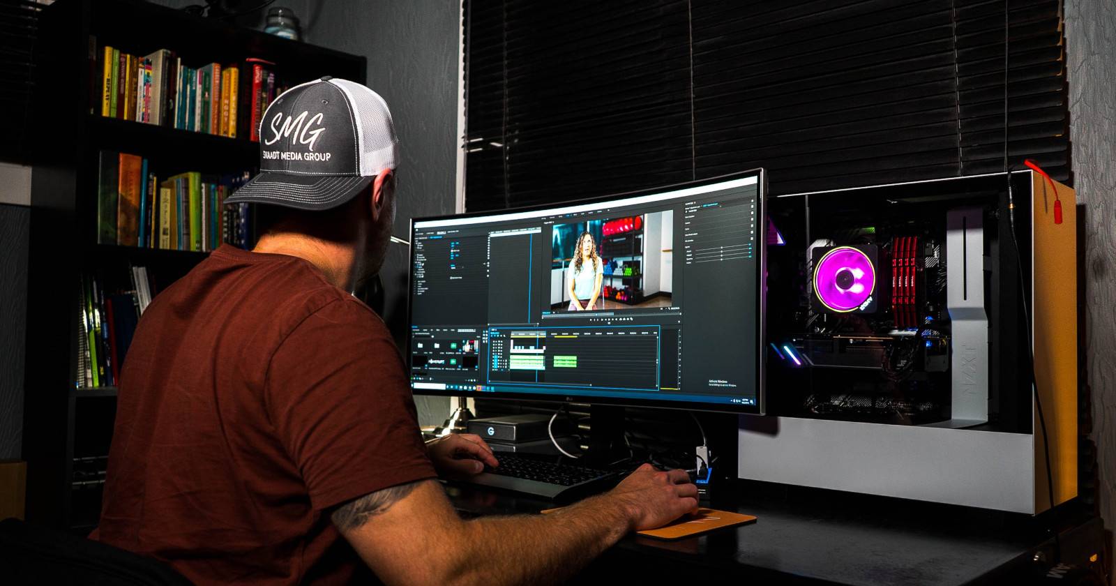 Добавление маркеров в Adobe Premiere Pro — пример на таймлайне