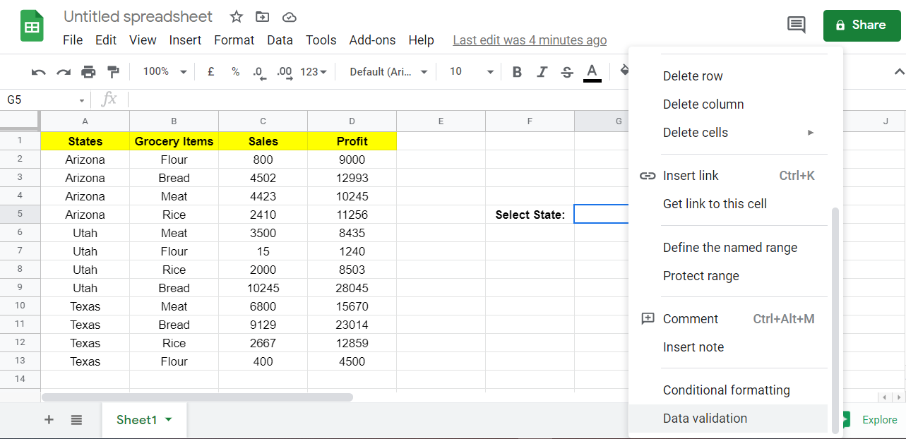 Data-Validation-Option-in-Google-Sheets